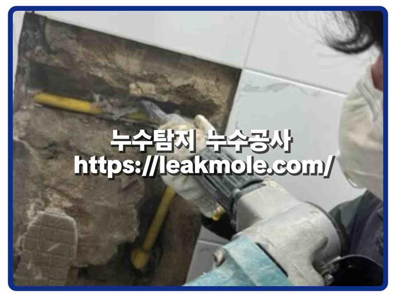 누수탐지 현장 작업 사진 12